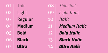 FF Unit Font Poster 5